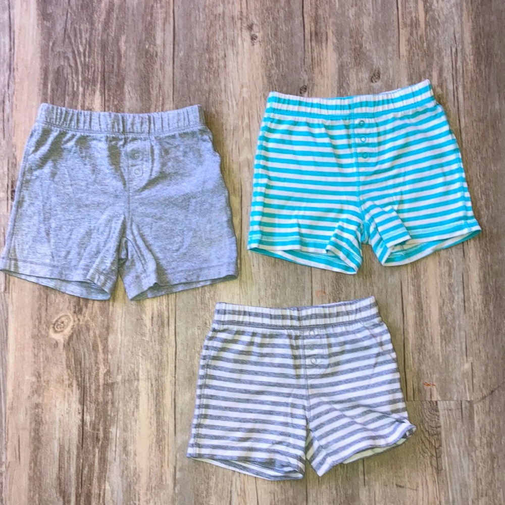 Bundle of 3 Baby GAP striped shorts